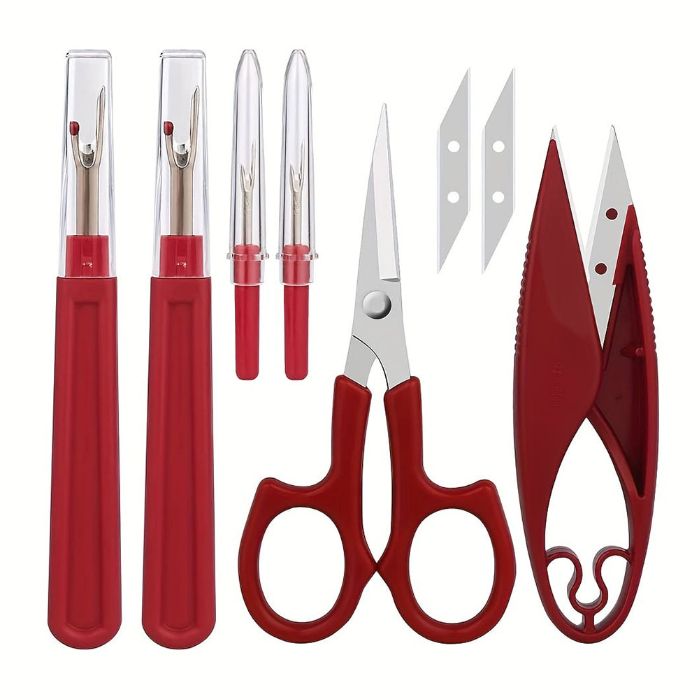 Sewing Gauge Ruler - 1/2/3 buah Kit Ripper jahitan jahit