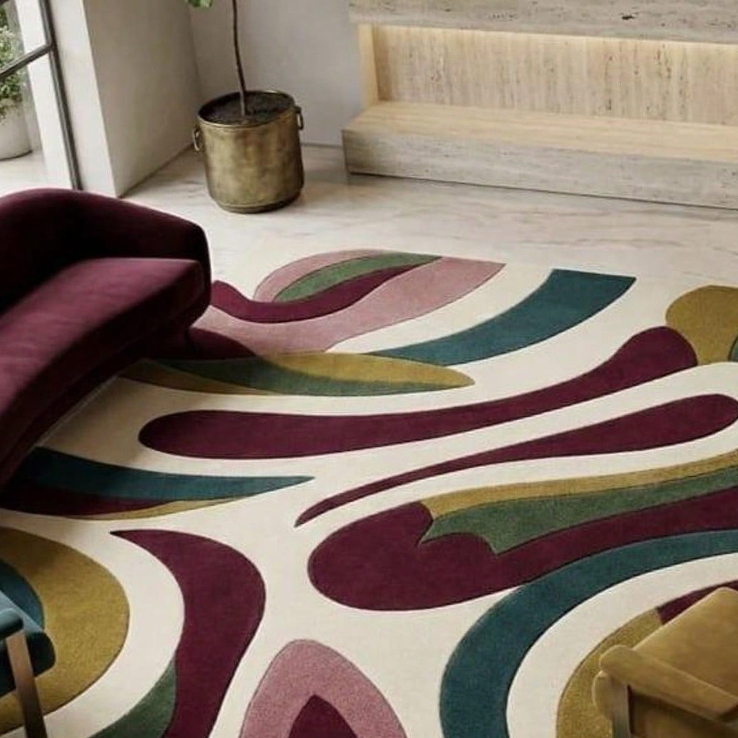 Century Textile & Sewing Supply Avenue C North Saskatoon Sk - Karpet Bermotif Abstrak, Karpet Gaya Modern