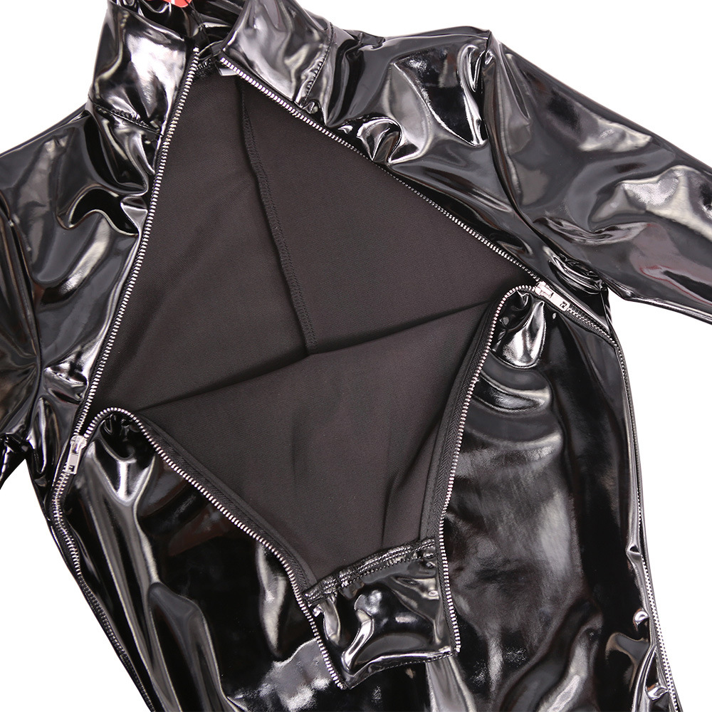 Bodysuit Wanita Seksi PVC Meng - Sewing Latex ulasan dan harga