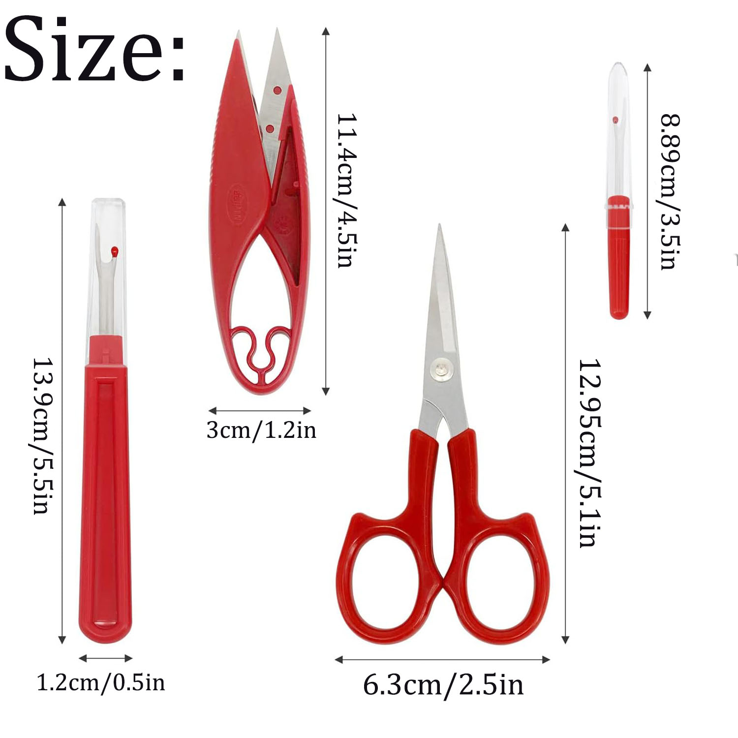1/2/3 buah Kit Ripper jahitan  - Sewing Gauge Ruler ulasan dan harga