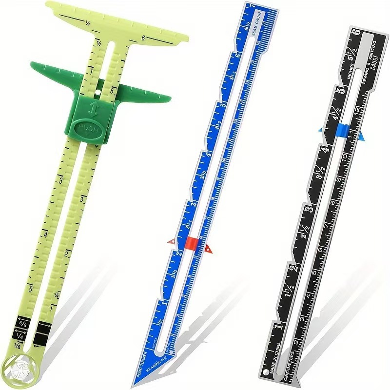Penggaris Jahit 5-IN-1, Penguk - Sewing Gauge Ruler ulasan dan harga